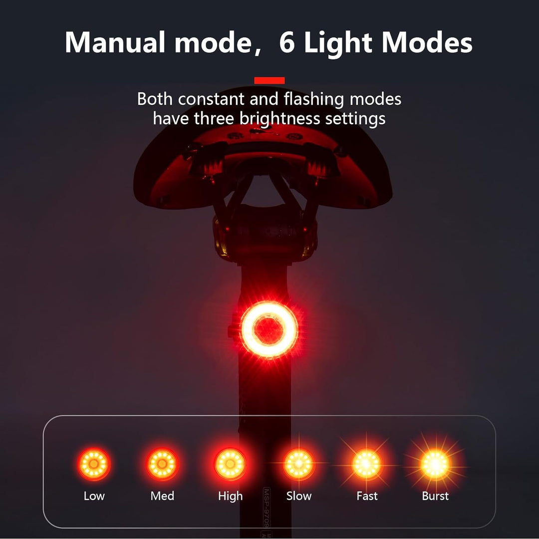 Smart  Brake Sensing Bicycle Tail Light
